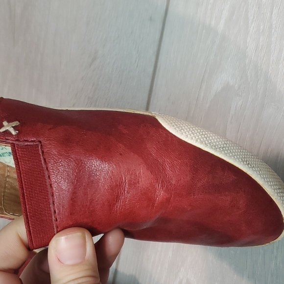 Frye Womens Melanie  Leather Burn red  Comfort Loafer Flats shoes sz 8M - Picture 15 of 15